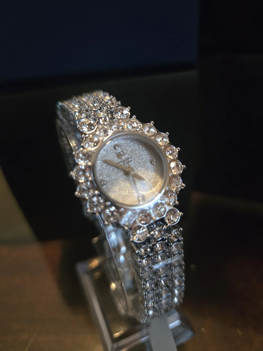 MPW-0227 Montres Prestige X Invicta Silver Crystals Women's Watch 26mm